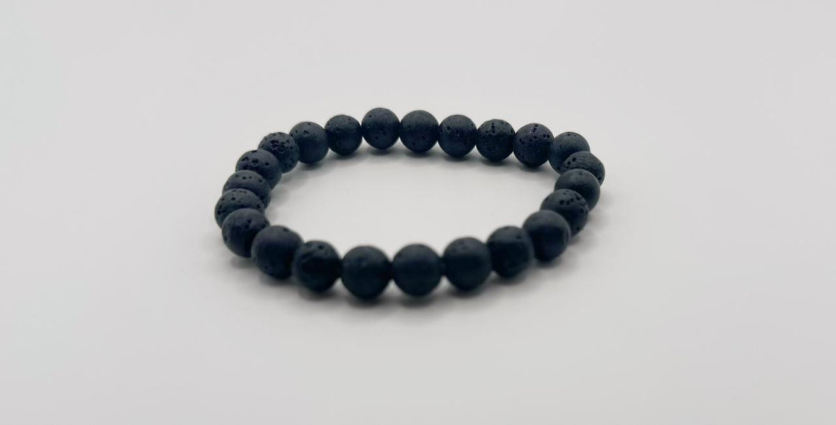 Larger lava stone bracelet